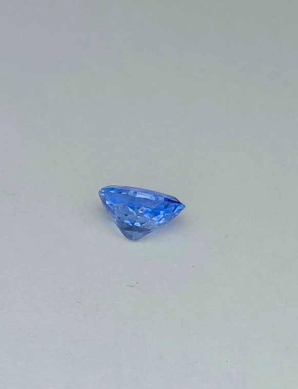 1.57ct Natural Blue Sapphire Oval Cut Faceted Loose Gemstone From Nigeria — view 2